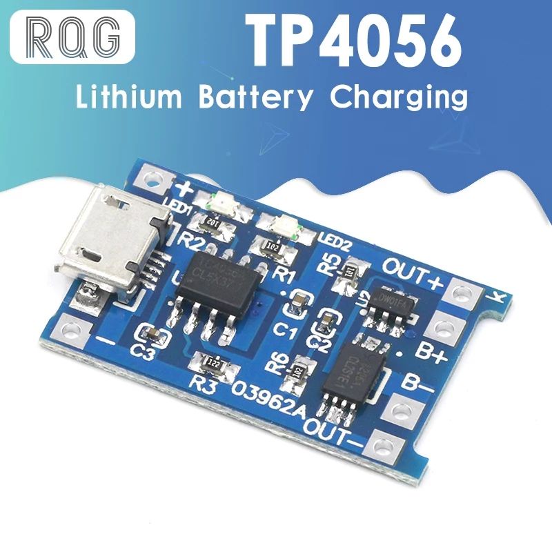 TP4056 + PROTEKSI 5V 1A MODUL CHARGER BATERAI 18650