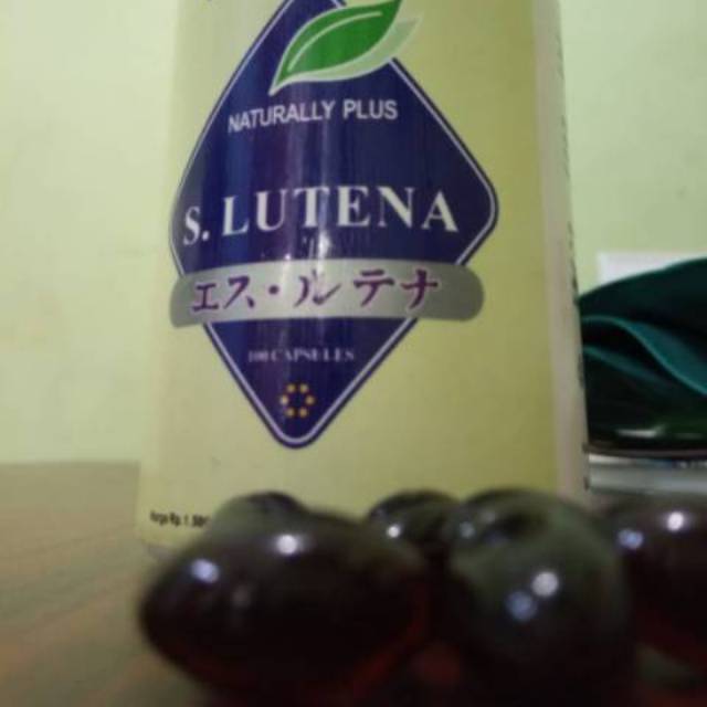 Suplemen Gizi Makanan Original Slutena Softgel- Super Lutena - Lutein Naturally Plus Original