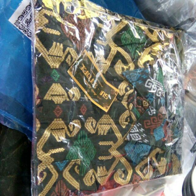 Bswart Batik Hrb026 Kenongo Hem Pendek Padi Pekalongan M L Xl Batik Pria Murah Modern Grosir Batik