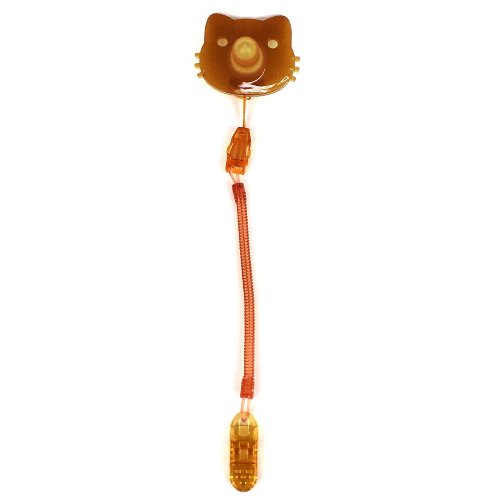 Momihomi Dot Empeng Bayi Set Dengan Tali Pacifier teether BPA Free feeder TOP baby aman lembut silikon Food grade Empeng Bayi Dengan Rantai Dan Kotak-Coklat Bulat
