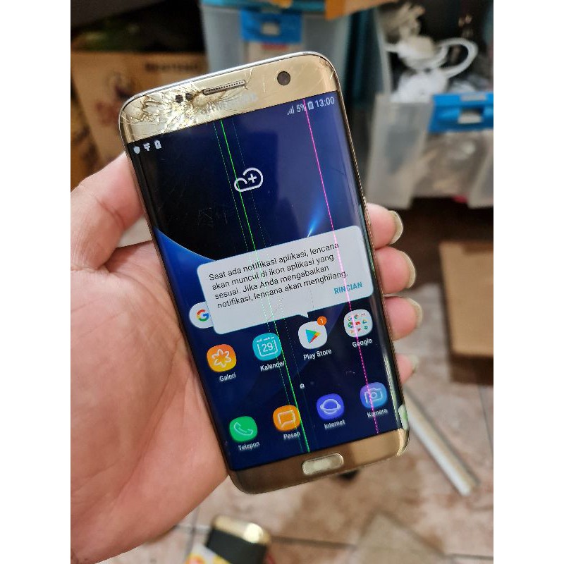 Samsung S7 Edge SEIN Bekas MINUS Normal