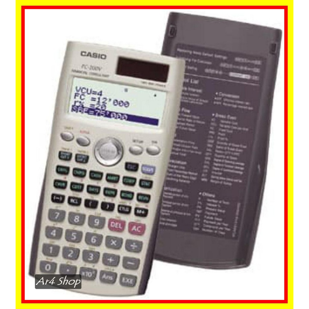 

Calculator - Casio - Financial Calculator Fc-200V