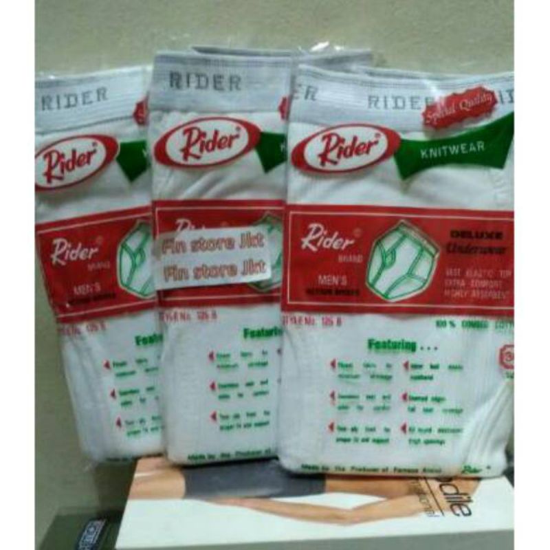Celana Dalam Rider 125 Putih