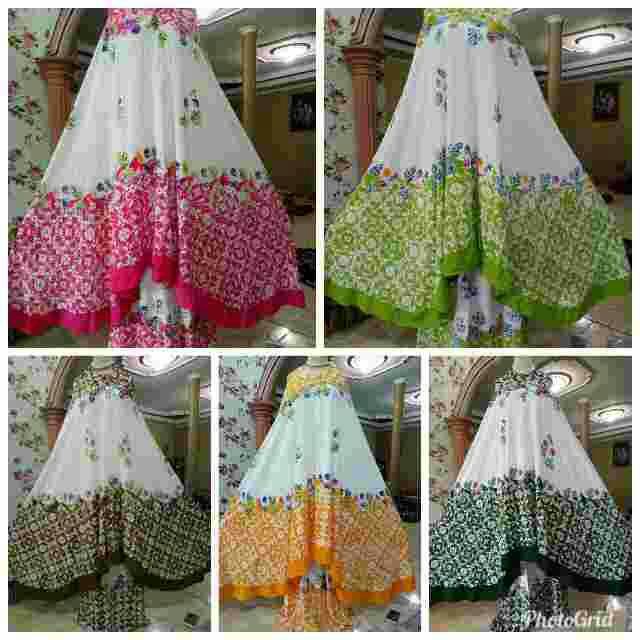 Mukena encim batik cap