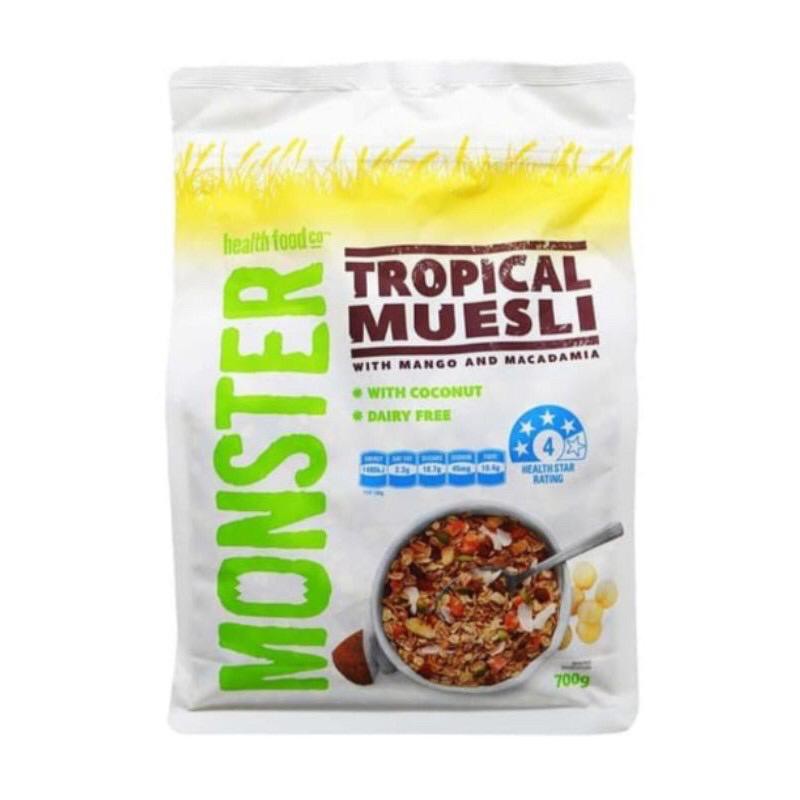 

Monster Tropical Muesli 700Gr Cereal Sereal Mango Coconut