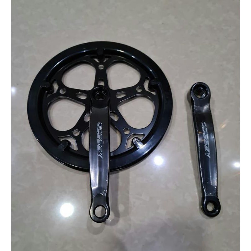crain whell gear crank gear depan sepeda minion , lipat ,BMX single speed 52T ODESSY
