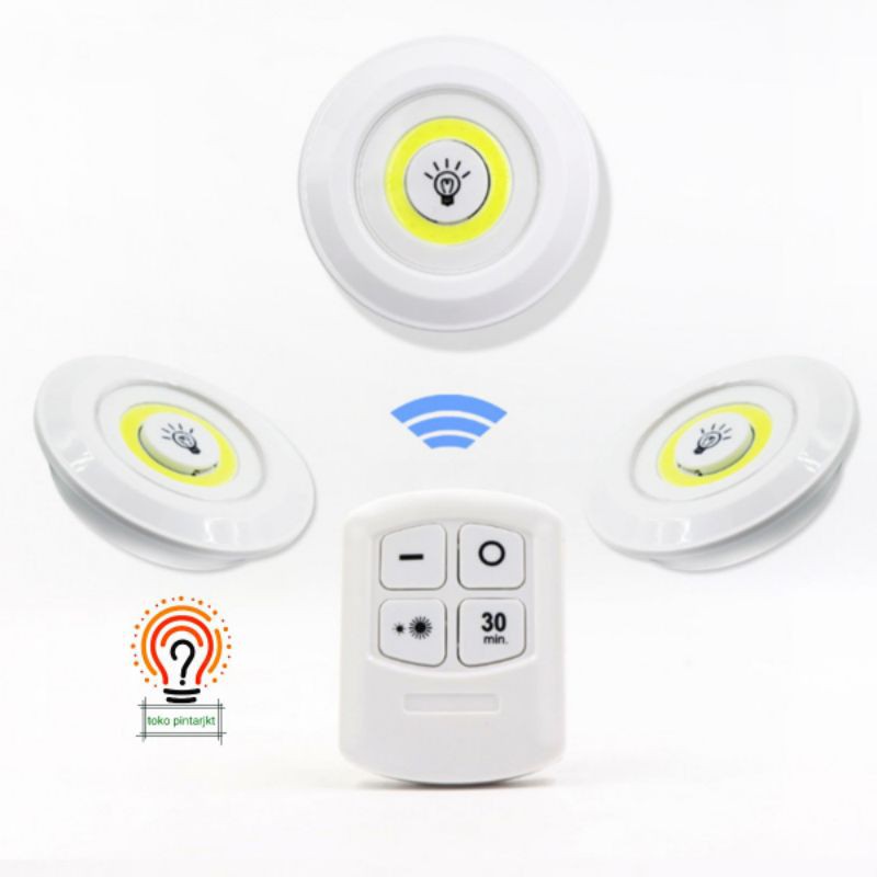 Lampu Emergency LED Remote / Lampu Tempel Dengan Remote