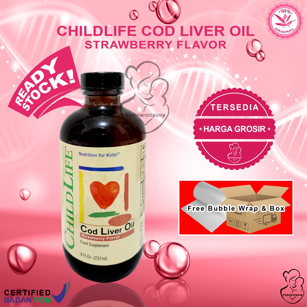 BPOM ChildLife vitamin vit c Echinacea multi Multivitamin dan liquid cod liver oil omega DHA