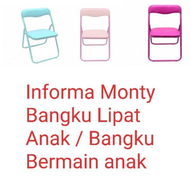 INFORMA Monty Kursi Lipat anak / Kursi belajar anak / Kursi bermain / Kursi Tk