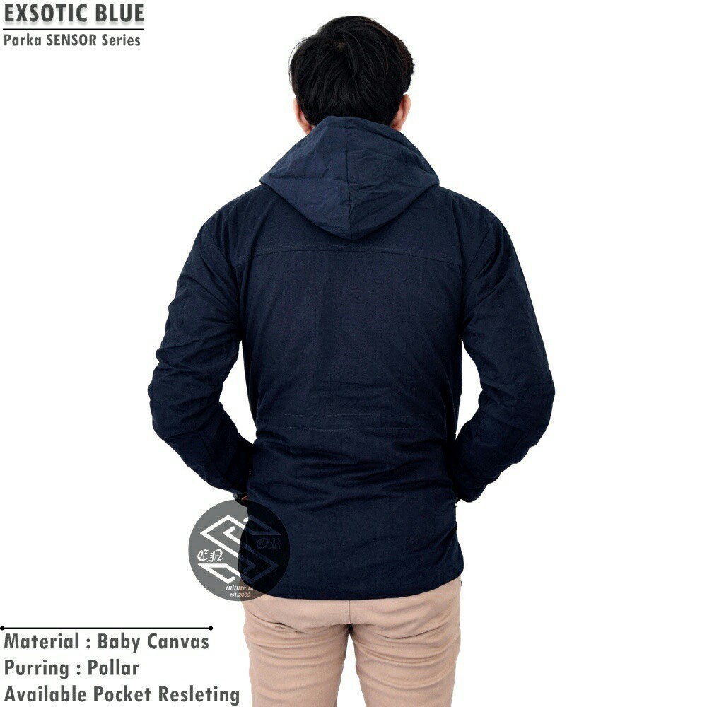 JAKET PARKA EXSOTIC BLUE / JAKET PARKA PRIA / JAKET PARKA MURAH