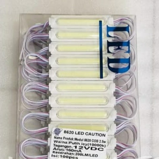 Modul Kapsul SAMSUNG COB 9 LED 8620 12-24volt | 100 pcs