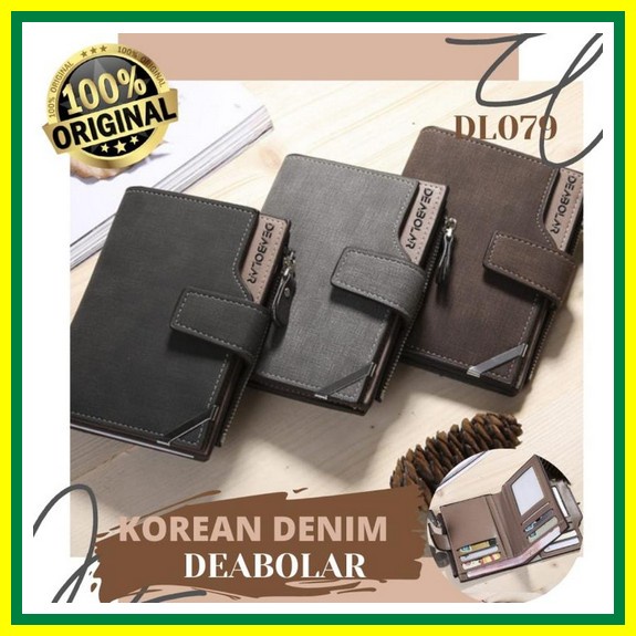 Dompet Kulit Pria Ukuran Mini Slim / Dompet Pria Kulit Asli 100% Garan Dompet Pria Wanita / Dompet