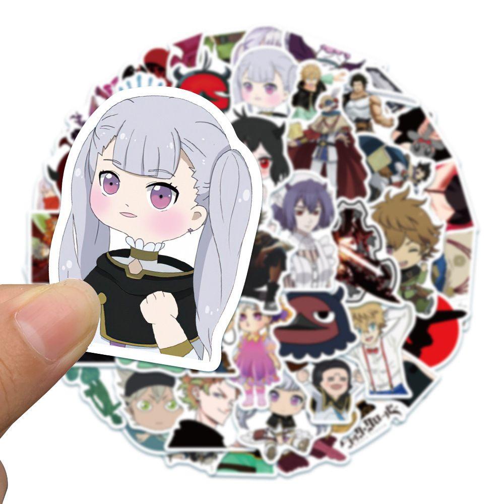 Mxbeauty Semanggi Hitam Lucu Tahan Air Kreativitas Dekorasi Stiker Alat Tulis Stiker Koper Kartun Skateboard Graffiti Stiker