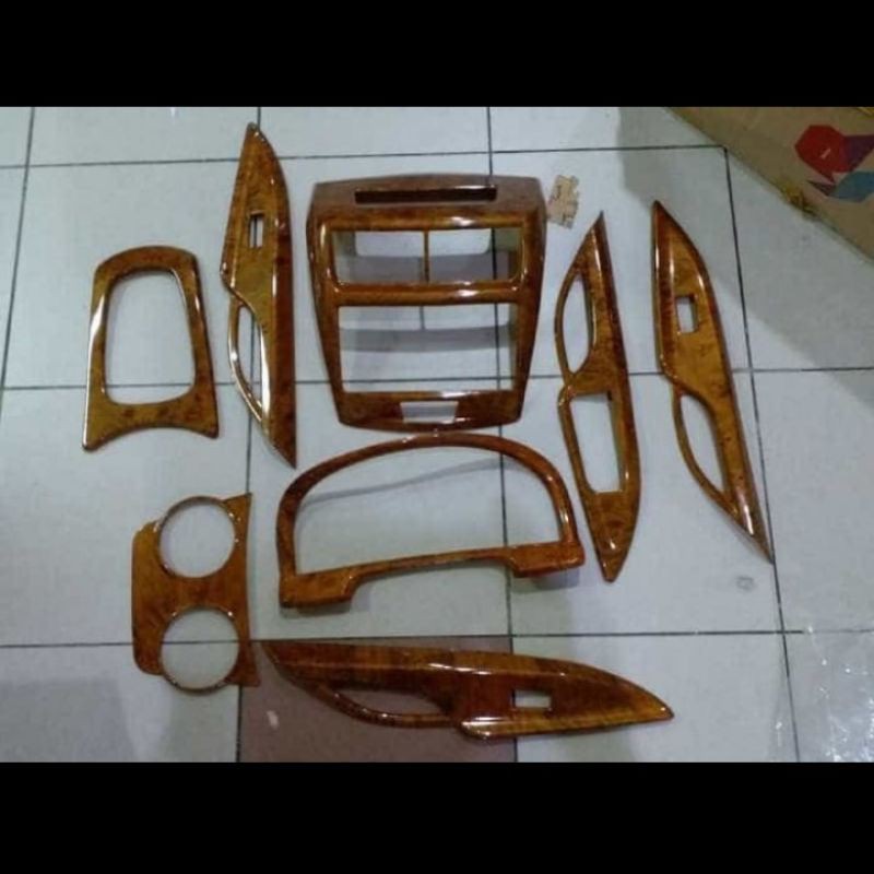 Panel wood mobil all new avanza veloz motif kayu 2012-2014
