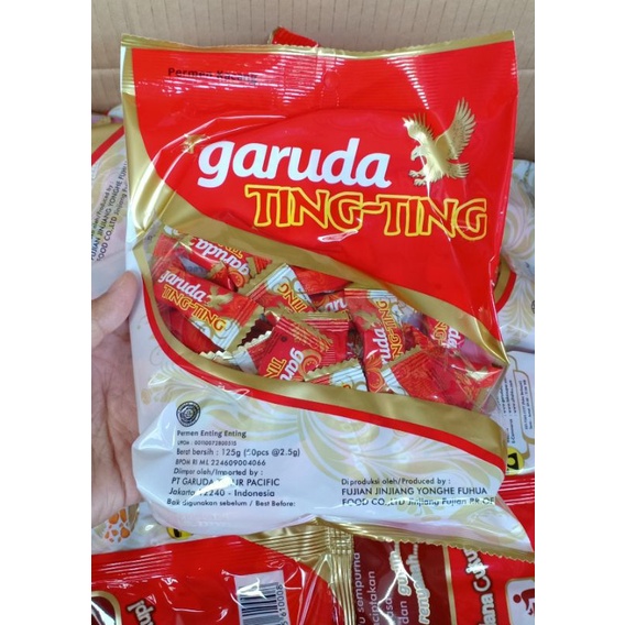 

agen distributor makanan ringan snack permen kacang garuda ting ting pack murah