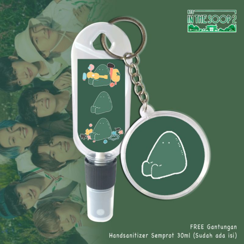 FREE GANTUNGAN KUNCI!! HAND SANITIZER BTS IN THE SOOP