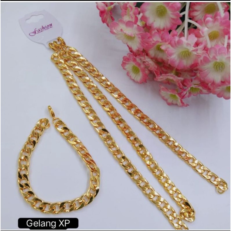 Gelang rantai, gelang tangan wanita dewasa xuping gold 18 cm.