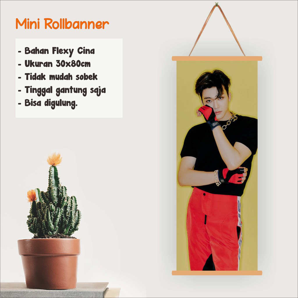 MINI ROLL BANNER JAEMIN NCT DREAM HOT SAUCE JALAPENO