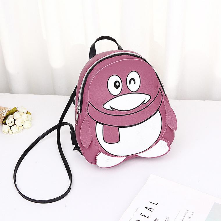 Fashion Women Bag Pack Penguin Eye Catching Multi functional Tas Punggung Wanita