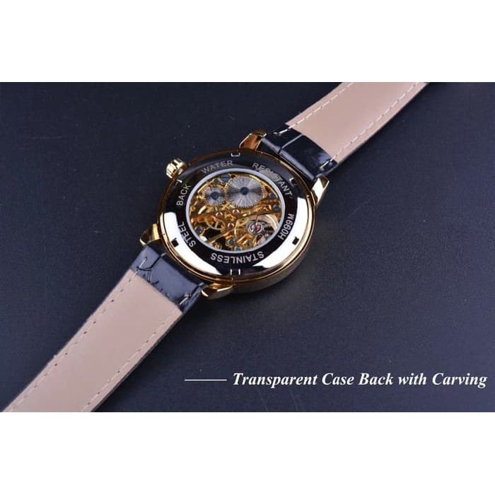 Jam Tangan Pria Mekanik Forsining H099M - Hitam Rose Htm