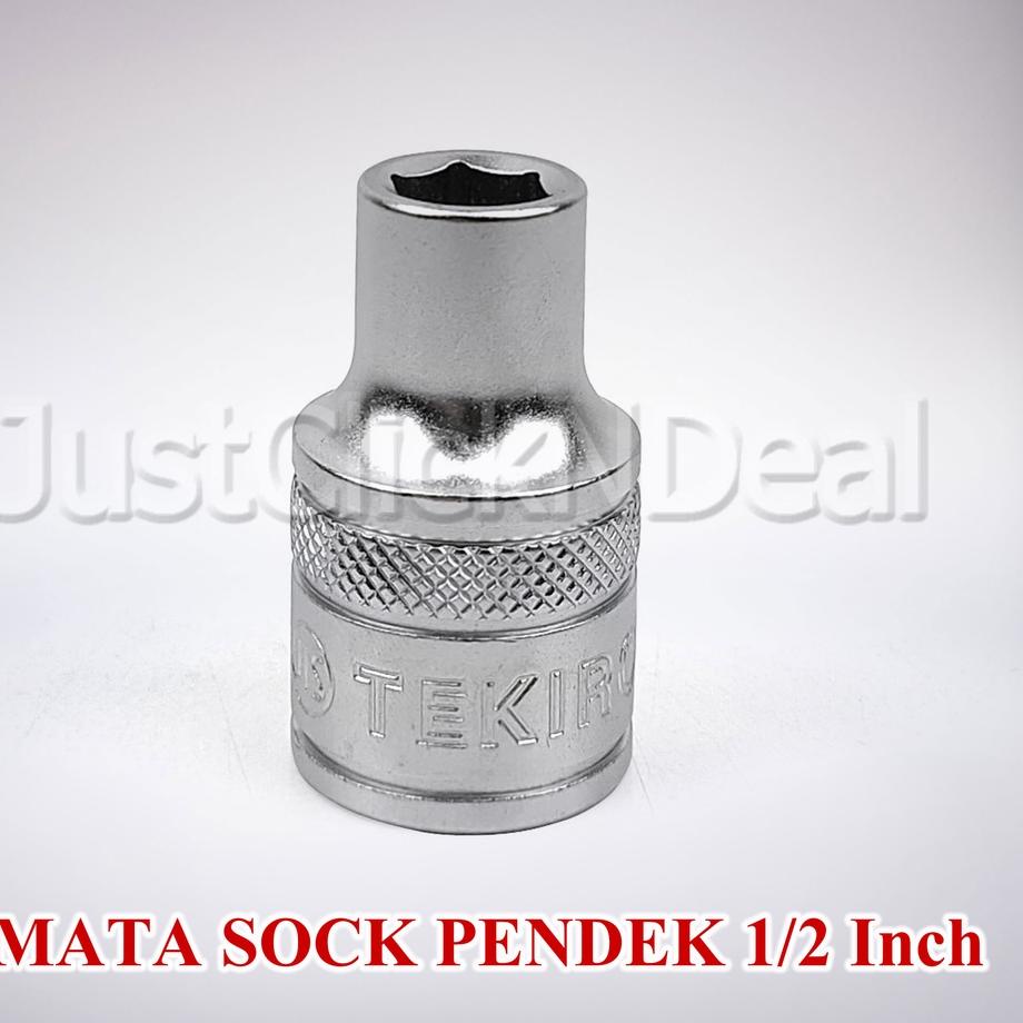 Murah Banget KMJYE Tekiro Mata Sock 8 - 22 mm 1/2 Inch 6PT Kunci Sok Hand Socket W46 Terbatas
