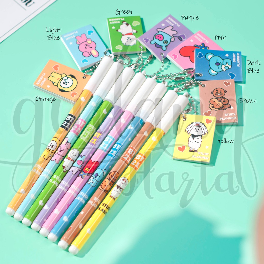 

Pulpen Gel Karakter Korea Boyband Mascot KPOP Mini Notebook Notes Lucu Pena Unik Bolpen GH 307308