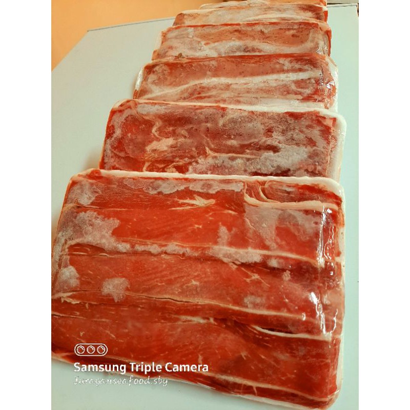 

Sliced beef (low fat )