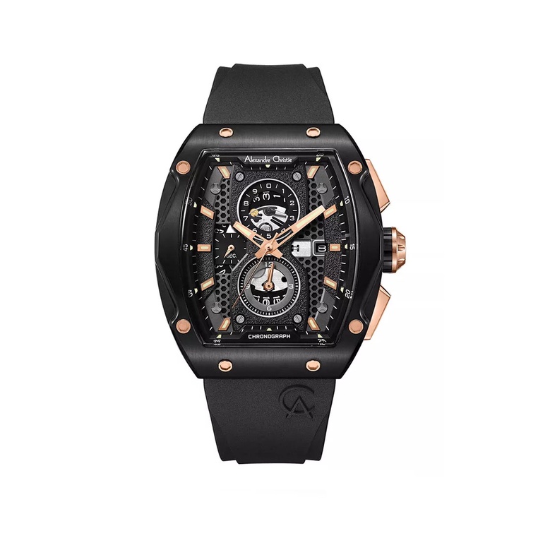 ALEXANDRE CHRISTIE AC 6608 Jam Tangan Pria Rubber
