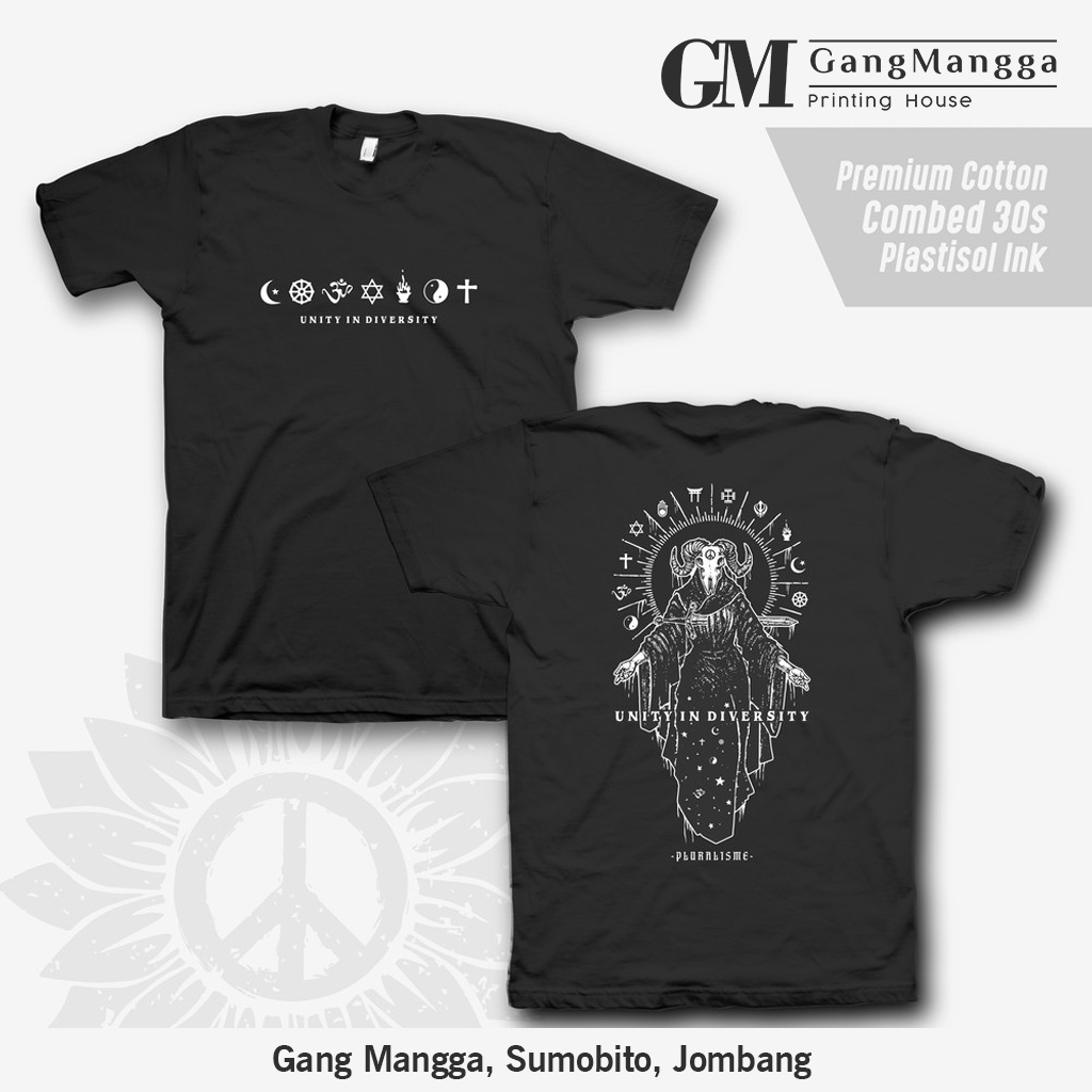 Kaos PLURALISME UNITY BAPHOMET Premium