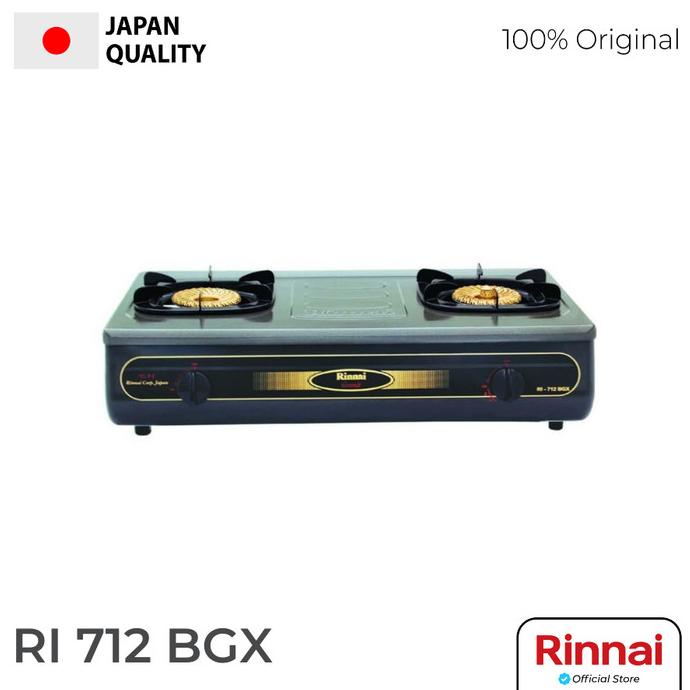 Rinnai kompor 2 Tungku RI-712 BGX Lc