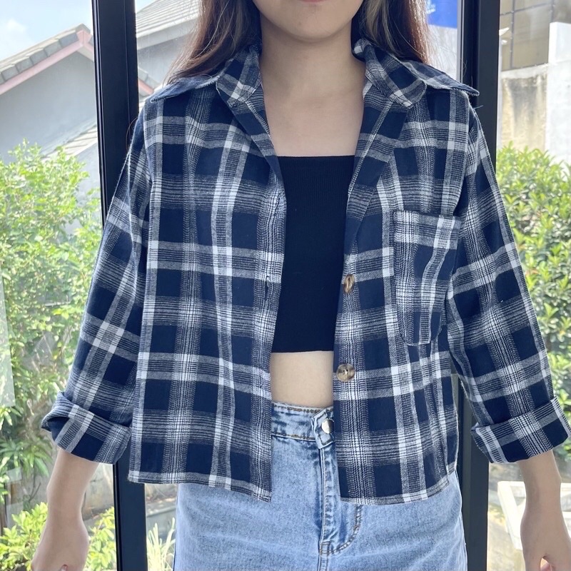 TARTAN FLANEL SHIRT KEMEJA KOTAK / devilknitwear devilknit_id-BEATRICE