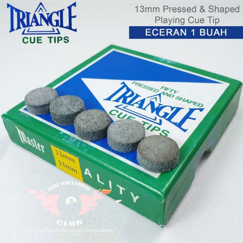 

Cue Tip Triangle 1 Pcs