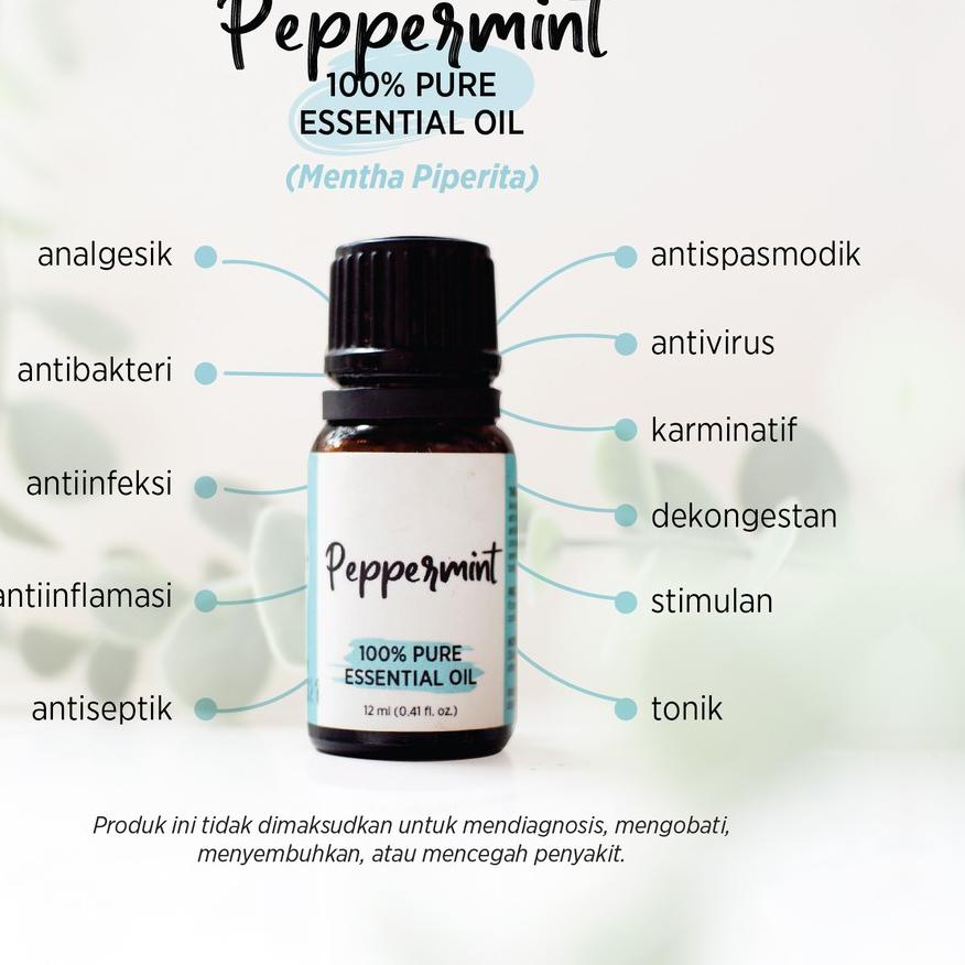 MILIKI Wangsa Jelita Peppermint 100% Pure Essential Oil 12 ml ☑