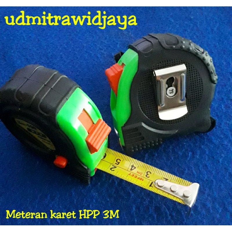 Meteran karet HPP 3M Rollmeter bangunan meteran tukang meteran berkualitas free bubble wrap wrapping