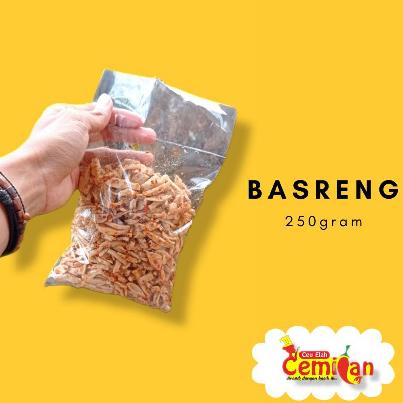 

Basreng Bandung kemasan 250gram cemilan ceu elah