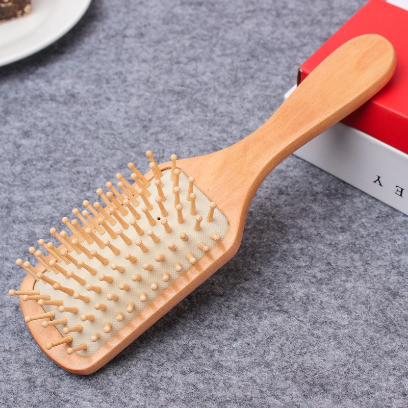 UNNISO- Wooden Bamboo Comb Hair Sisir Kayu Premium SK01