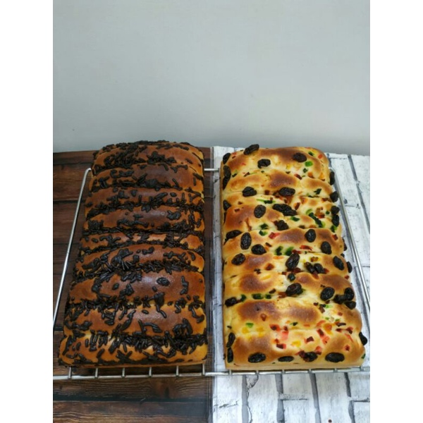 

Roti sisir topping