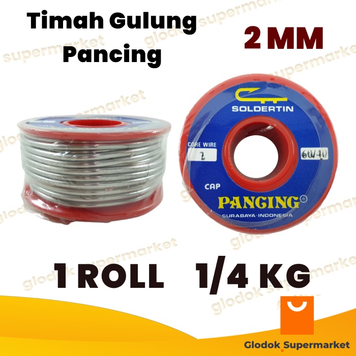 Timah Solder Pancing 250 Gram 2mm Soldertin 250gr 2 mm 1/4kg