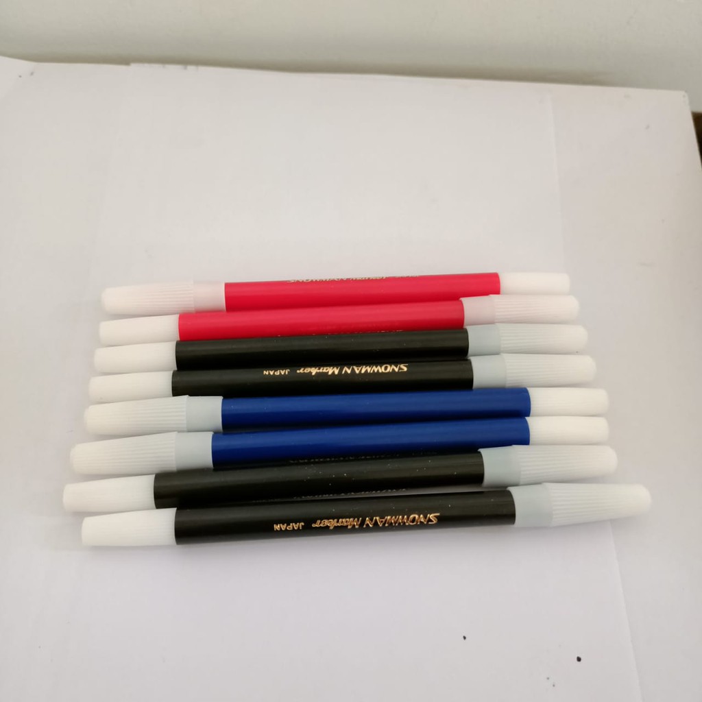 

Spidol kecil warna warni / Snowman PW-1A Spidol / Marker kecil warna Hitam - Biru - Merah