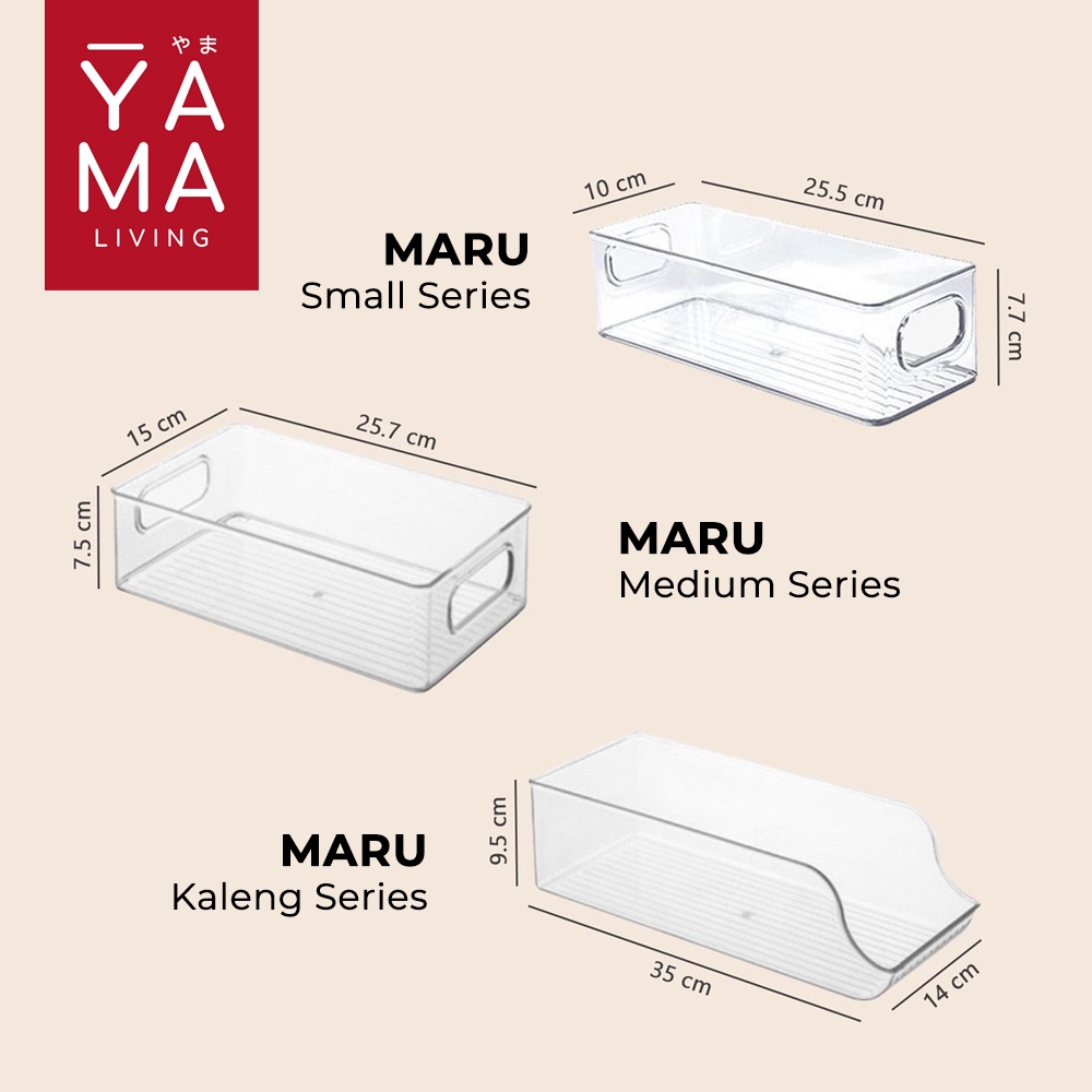 YAMA MARU Food Storage Organizer Kotak Kontainer Penyimpanan Makanan Kulkas Buah Sayur