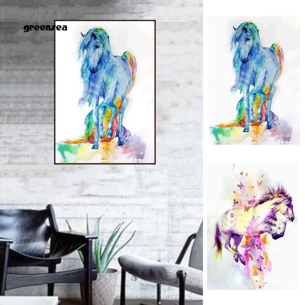 Greensea Cute Horse 5d Diamond Painting Embroidery Diy Cross Stitch Wall Home Decor