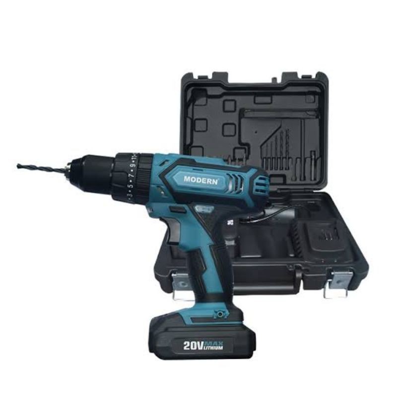 Bor Baterai Charge 20 V Impact Drill Function Modern M-20 Li