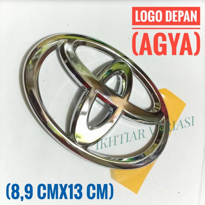 Logo depan Agya lambang Toyota Agya logo robahan Agya