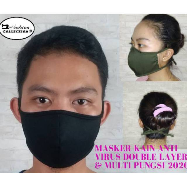 MASKER KAIN  POLOS  2 PLAY UNISEX