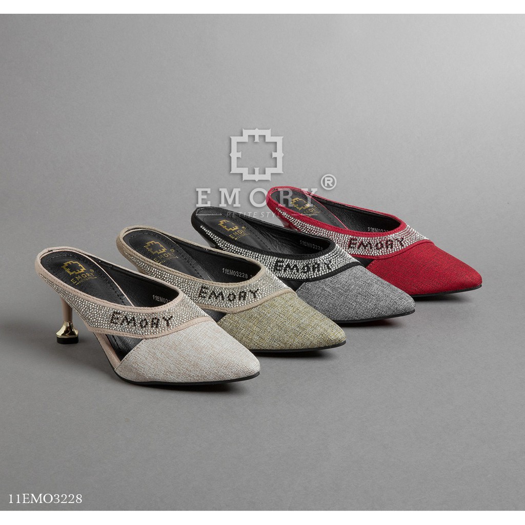 SEPATU EMORY NANDA HAK HEELS 3228 KOLEKSI TERBARU 2021 | SEPATU TUMIT CEWEK IMPORT MURAH MEREK EMORY