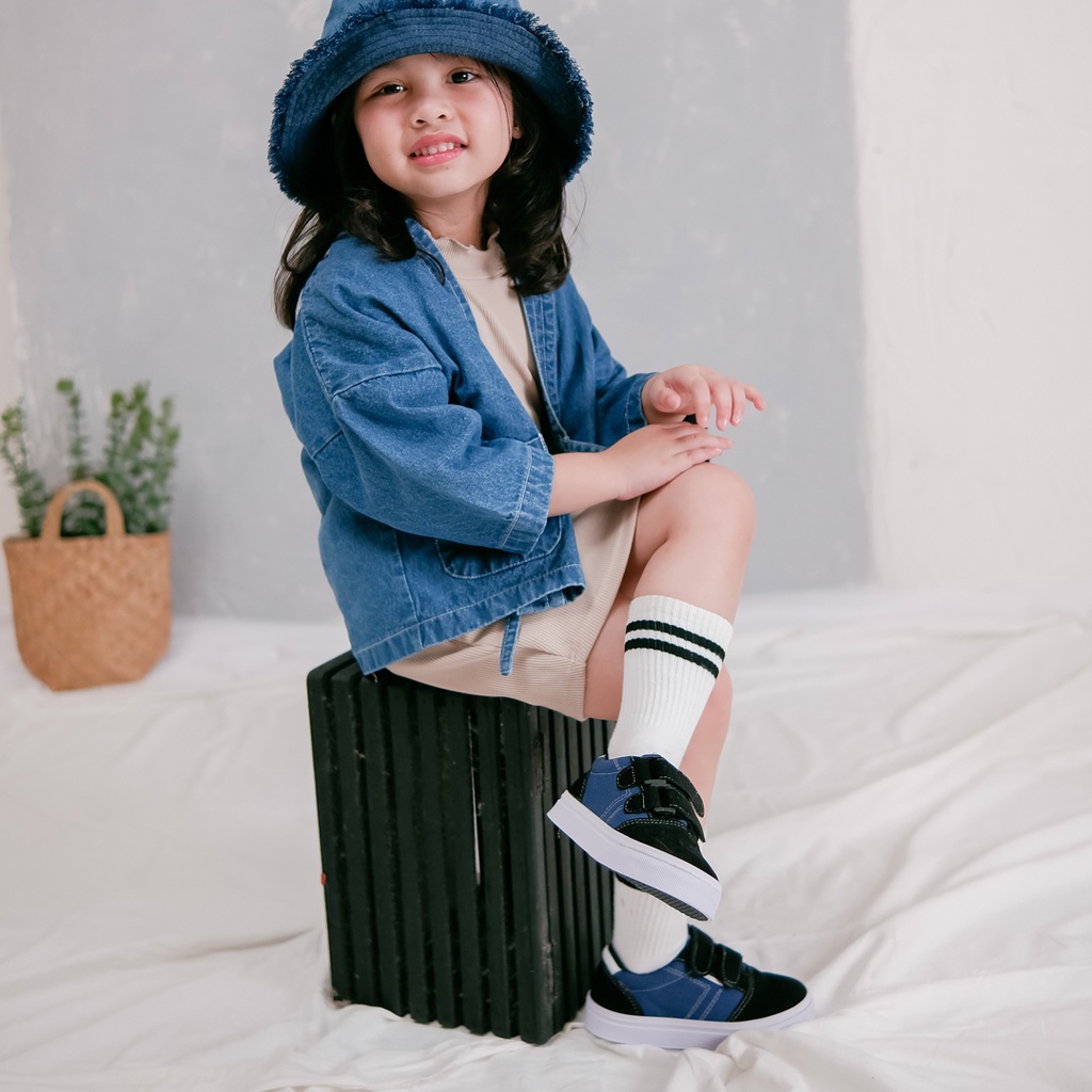 CANDYPOPS Sepatu Anak Hali Navy