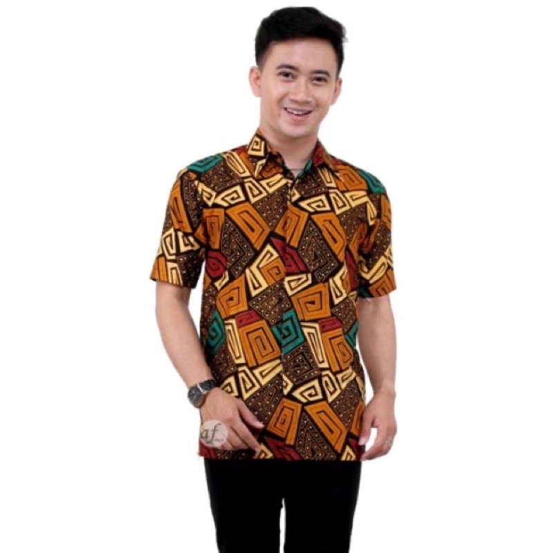 NEW ARRIVAL DISTRO BATIK PRIA BORDIR SOGAN HRB026 BATIKAF NOTOARTO BATIK IPNU-IPPNU HEM PRIA Bel-HEM G warna