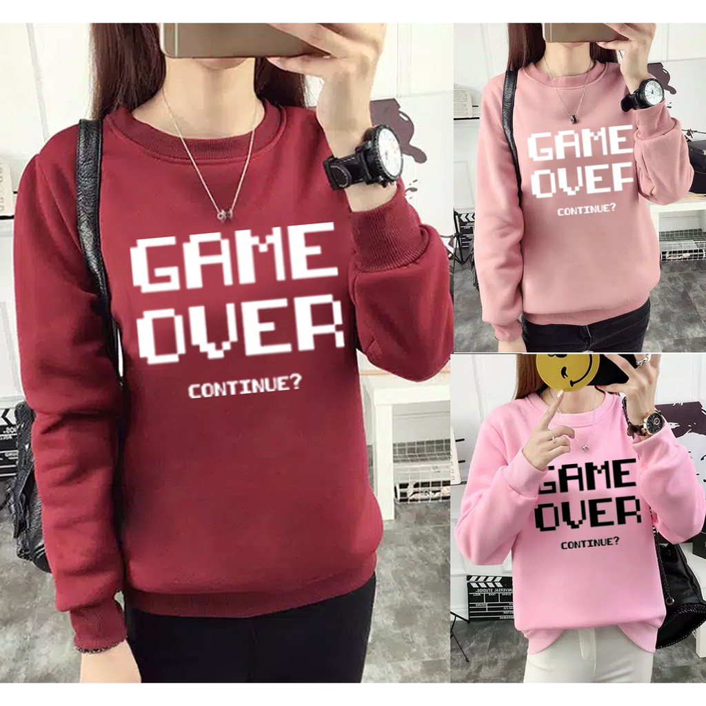 Bess - Sweater  Murah Wanita / Sweater Wanita Terlaris GAME OVER