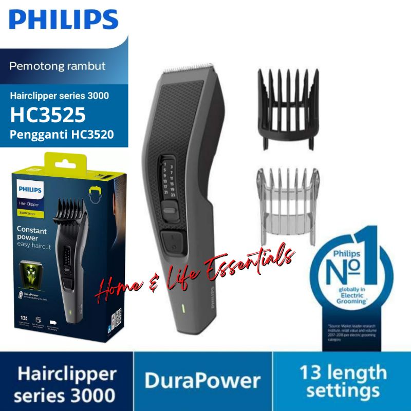 Philips Hair Clipper HC3525 Cukuran Rambut Philips HC 3525 Pencukur Rambut Philips Alat Cukur Rambut Philips