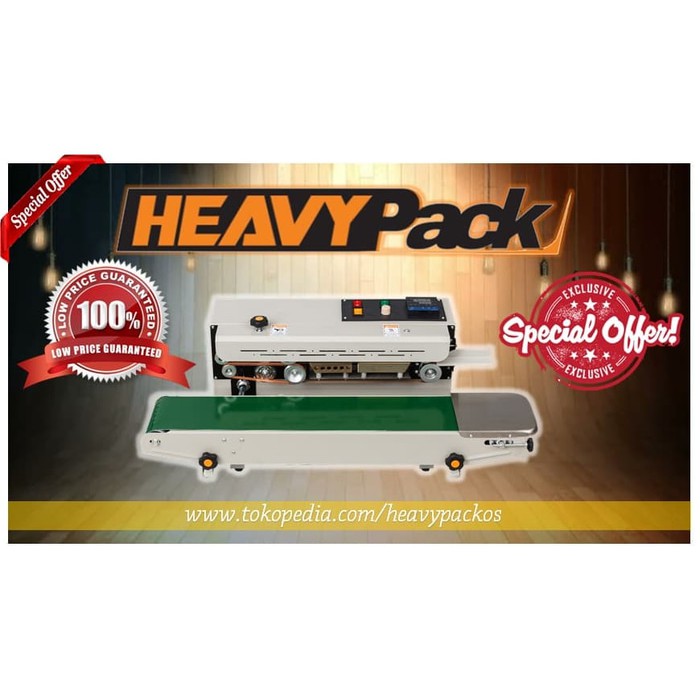 Continuous Band Sealer Mesin Segel Plastik FR-800P (Paint) HEAVYPACK